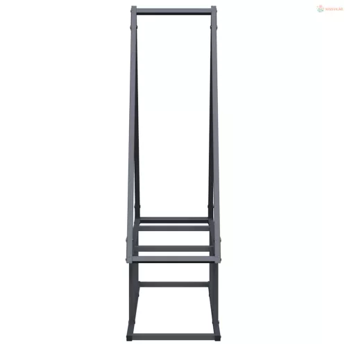 Antracitszürke hidegen hengerelt acél tűzifatároló 80x25x90 cm