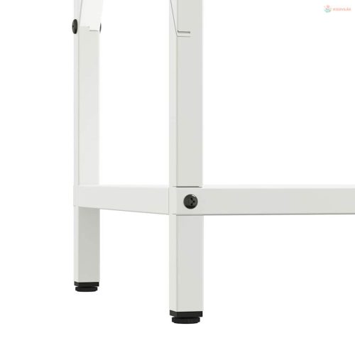 Fehér hidegen hengerelt acél tűzifatároló 34x25x70 cm