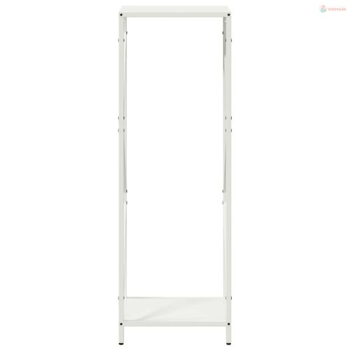 Fehér hidegen hengerelt acél tűzifatároló 34x25x100 cm