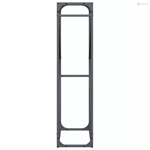 Antracitszürke hidegen hengerelt acél tűzifatároló 60x25x100 cm