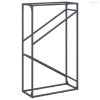 Antracitszürke hidegen hengerelt acél tűzifatároló 60x25x100 cm