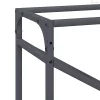 Antracitszürke hidegen hengerelt acél tűzifatároló 60x25x100 cm