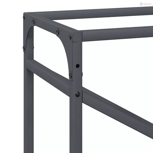 Antracitszürke hidegen hengerelt acél tűzifatároló 60x25x100 cm