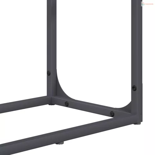 Antracitszürke hidegen hengerelt acél tűzifatároló 60x25x100 cm