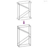 Antracitszürke hidegen hengerelt acél tűzifatároló 60x25x100 cm