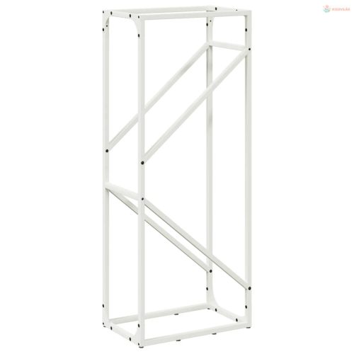 Fehér hidegen hengerelt acél tűzifatároló 40x25x100 cm