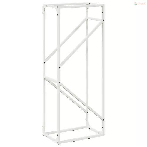 Fehér hidegen hengerelt acél tűzifatároló 40x25x100 cm