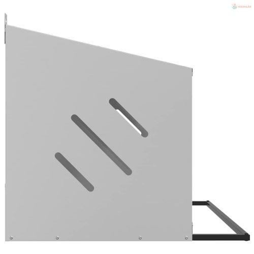 Horganyzott ezüst fém csirke fészekrakó doboz 4 rekesszel