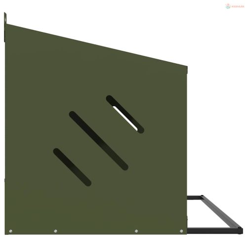 Olívazöld fémből fém csirke fészekrakó doboz 3 rekesszel