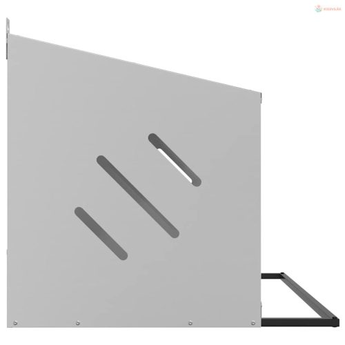 Horganyzott ezüst fém csirke fészekrakó doboz 3 rekesszel