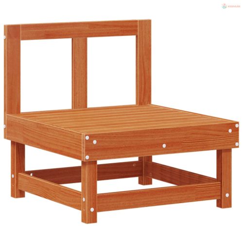 Sarokkanapé egységek Viaszbarna 183 x 61 x 62 cm Tömör fenyő