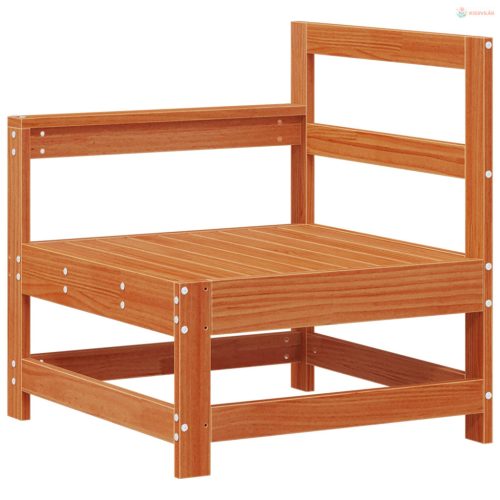 Kerti Sarokkanapé Tömör Fenyőfa Viaszbarna