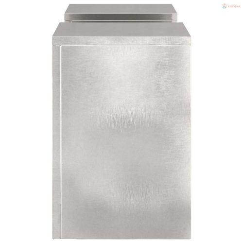 Növényállvány 2 pcs Ezüst 24 x 24 x 35 cm Rozsdamentes acél