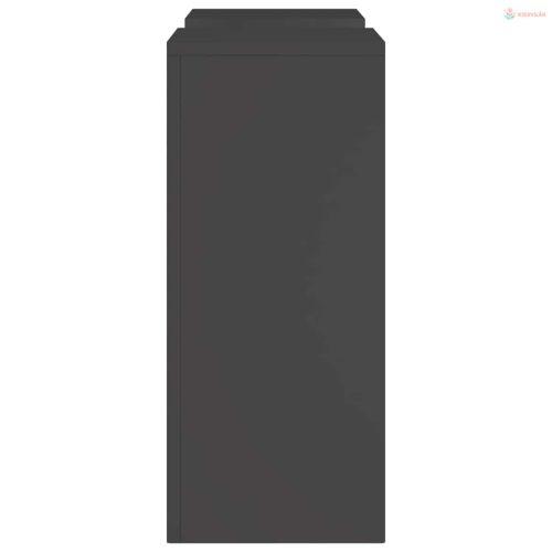 Növényállvány 2 pcs Fekete 24 x 24 x 55 cm Acél