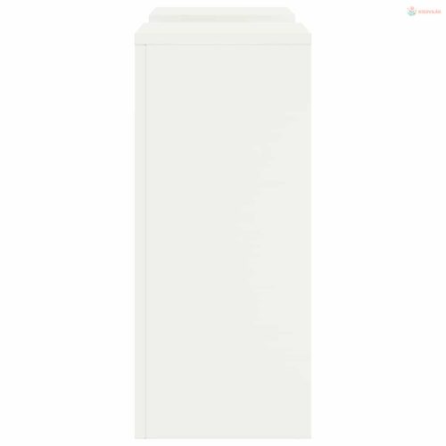 Növényállvány 2 pcs Fehér 24 x 24 x 55 cm Acél