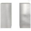 Növényállvány 2 pcs Ezüst 24 x 24 x 55 cm Rozsdamentes acél