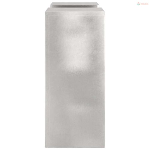 Növényállvány 2 pcs Ezüst 24 x 24 x 55 cm Rozsdamentes acél