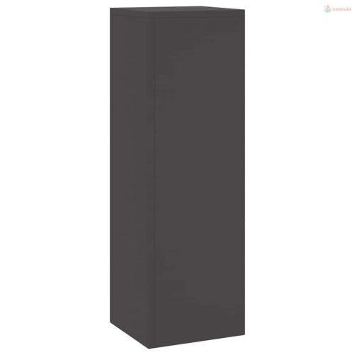 Növényállvány 2 pcs Fekete 24 x 24 x 75 cm Acél