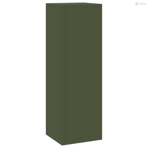 Növényállvány 2 pcs Oliva zöld 24 x 24 x 75 cm Acél