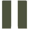 Növényállvány 2 pcs Oliva zöld 24 x 24 x 75 cm Acél