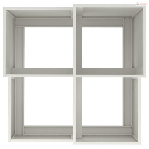 Kerti cserép Fehér 80 x 80 x 60 cm Acél