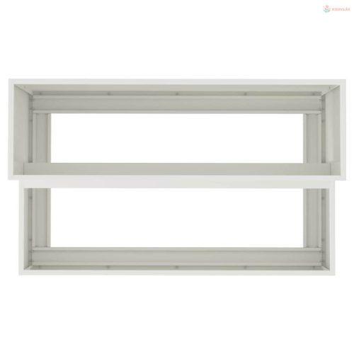 Kerti cserép Fehér 100 x 60 x 45 cm Hidegen hengerelt acél