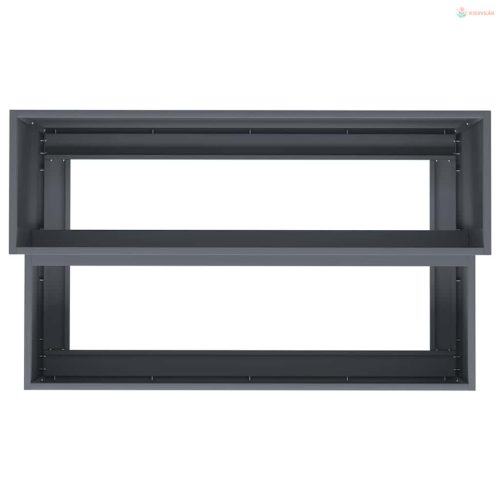 Kerti cserép Antracit 100 x 60 x 45 cm Hidegen hengerelt acél