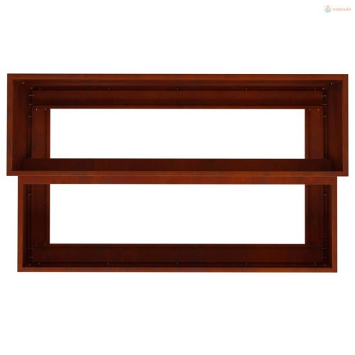 Kerti cserép Rozsdás 100 x 60 x 45 cm Időjárásálló acél