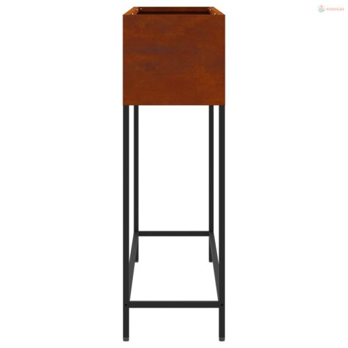 Magas Kerti Cserép Rozsdás 100 x 26 x 82 cm Időjárásálló acél