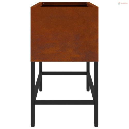 Magas Kerti Cserép Rozsdás 60 x 26 x 45 cm Időjárásálló acél