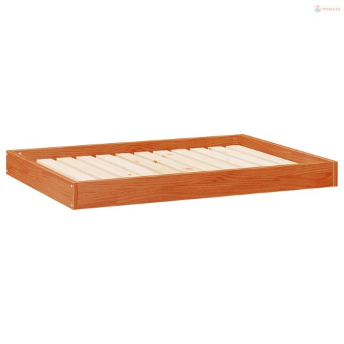 Kutyafekhely Faggyú barna 101,5 x 74 x 9 cm Tömör fenyőfa