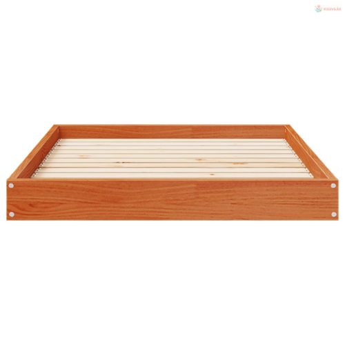 Kutyafekhely Faggyú barna 101,5 x 74 x 9 cm Tömör fenyőfa