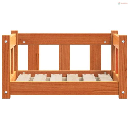 Kutyafekhely Faggyú barna 55 x 45 x 28 cm Tömör fenyőfa