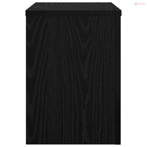 Növényállvány 2 pcs Fekete tölgy 25 x 25 x 35 cm Faanyag