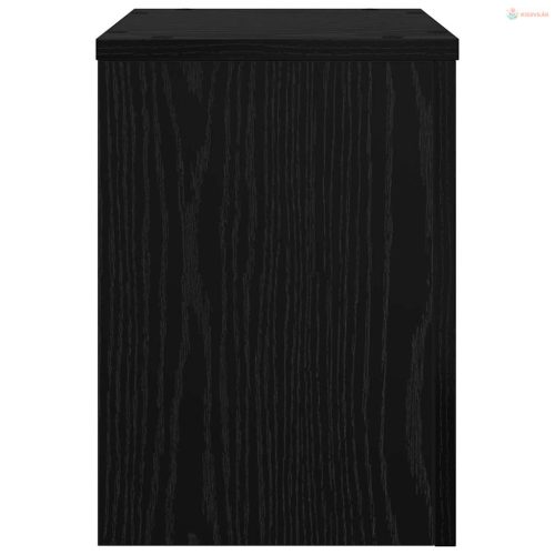 Növényállvány 2 pcs Fekete tölgy 25 x 25 x 35 cm Faanyag