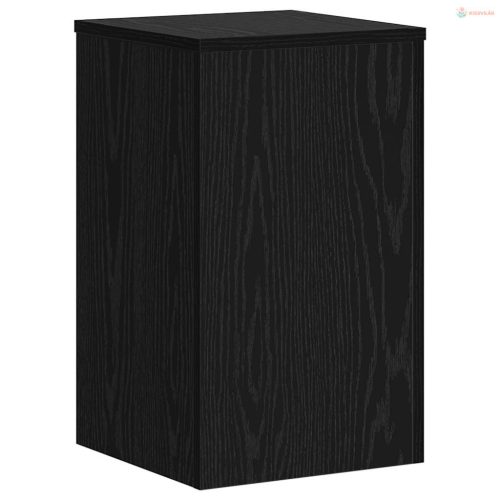 Növényállvány 2 pcs Fekete tölgy 30 x 30 x 50 cm Faanyag