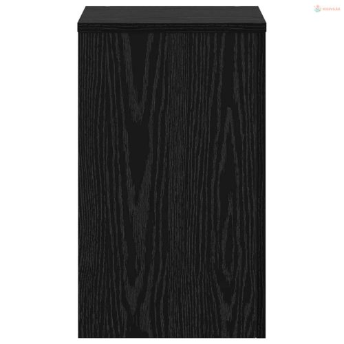 Növényállvány 2 pcs Fekete tölgy 30 x 30 x 50 cm Faanyag