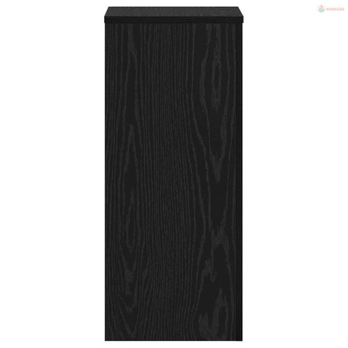 Növényállvány 2 pcs Fekete tölgy 30 x 30 x 70 cm Faanyag