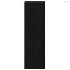 Növényállvány 2 pcs Fekete tölgy 25 x 25 x 80 cm Faanyag