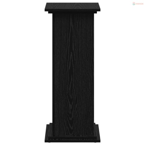 Növényállvány Fekete tölgy 33 x 33 x 80 cm Faanyag