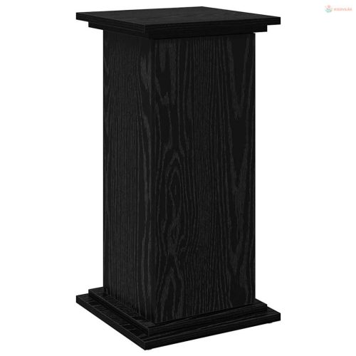 Kijelző állvány polcokkal Fekete tölgy 31 x 30 x 60 cm Faanyag