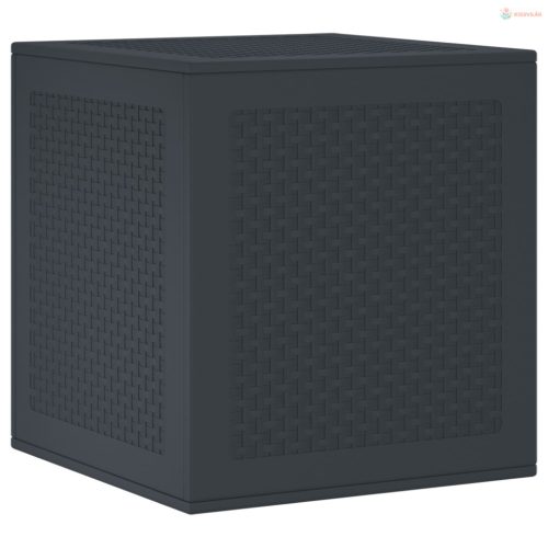 Tároló Doboz tárolóval Antracit 55 x 53 x 57 cm Polipropilén