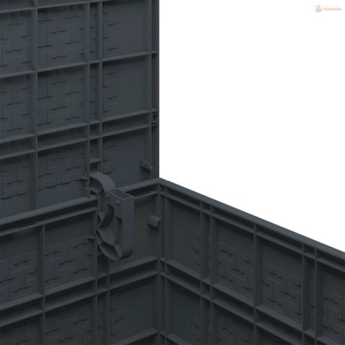 Tároló Doboz tárolóval Antracit 55 x 53 x 57 cm Polipropilén