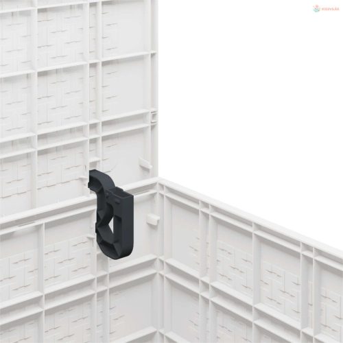 Tároló Doboz tárolóval Fehér 55 x 53 x 57 cm Polipropilén