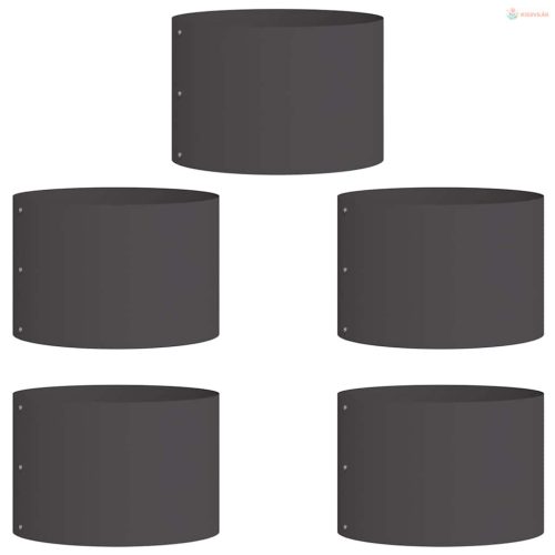Ültető gyűrű 5 pcs Fekete 30 x 30 x 20 cm
