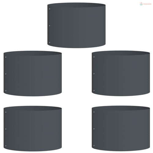 Ültető gyűrű 5 pcs Antracit 30 x 30 x 20 cm