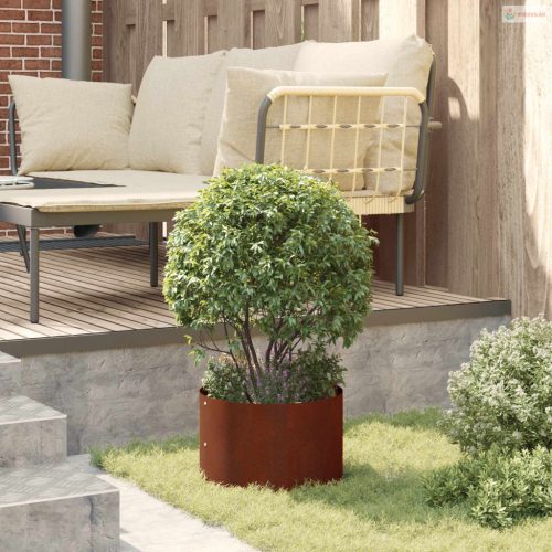 Ültető gyűrű 5 pcs Barna 30 x 30 x 20 cm Időjárásálló acél