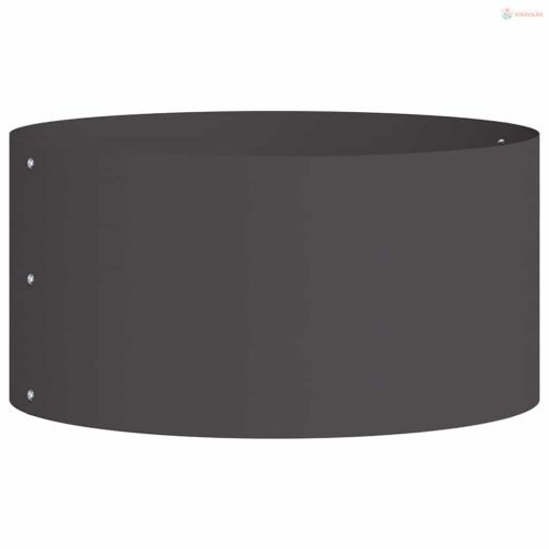 Ültető gyűrű Fekete 40 x 40 x 20 cm Hidegen hengerelt acél