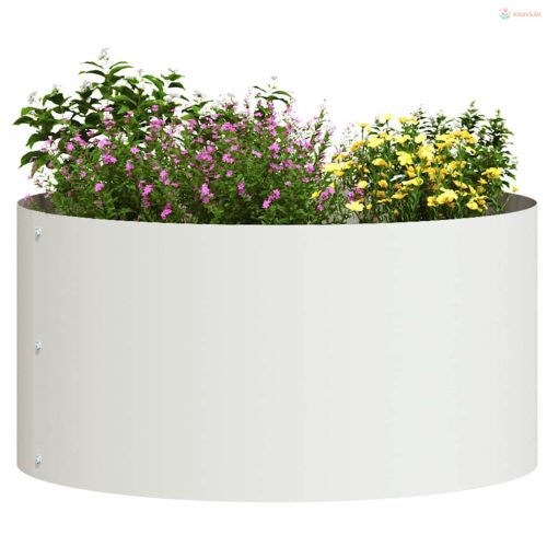Ültető gyűrű Fehér 40 x 40 x 20 cm Hidegen hengerelt acél