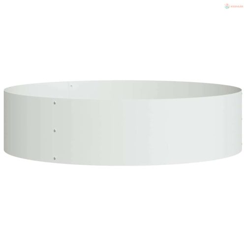 Ültető gyűrű Fehér 80 x 80 x 20 cm Hidegen hengerelt acél